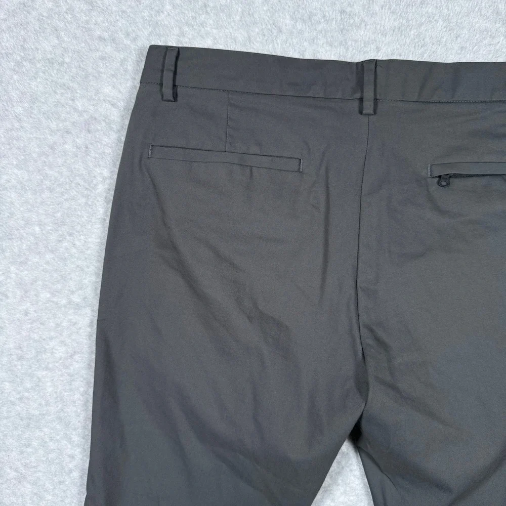 Bonobos Mens Tech Chino Slim Pant Charcoal Grey 32x34 (Fits 33x31) - Picture 15 of 16